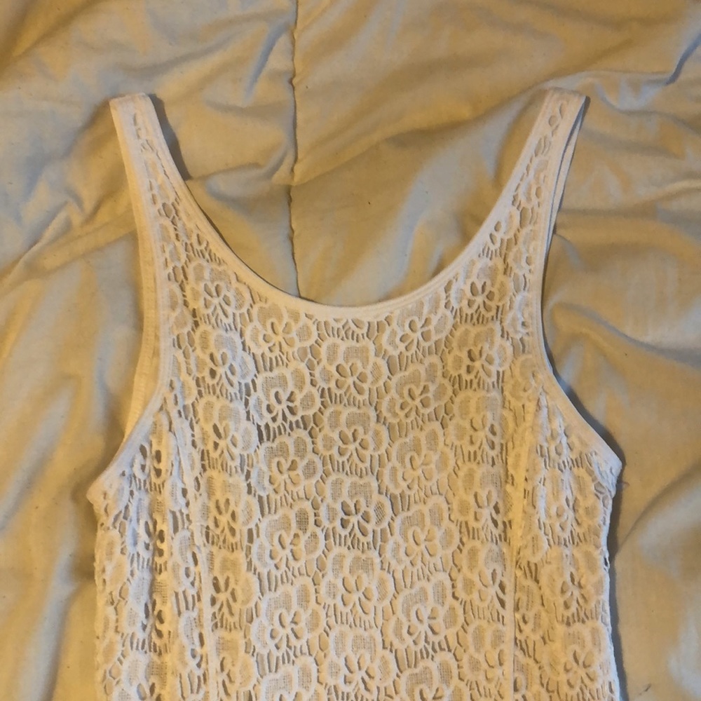 White cotton Lacey dress